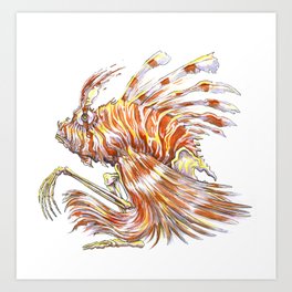 Autumn Fish Art Print
