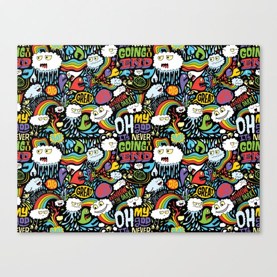 Rainbow in the Dark Canvas Print