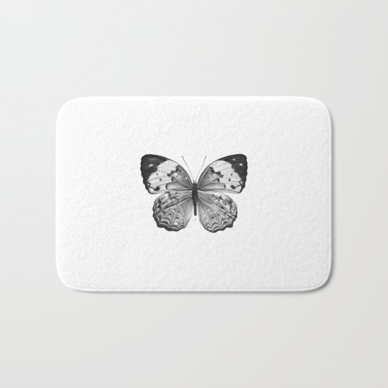 Butterfly Bath Mat