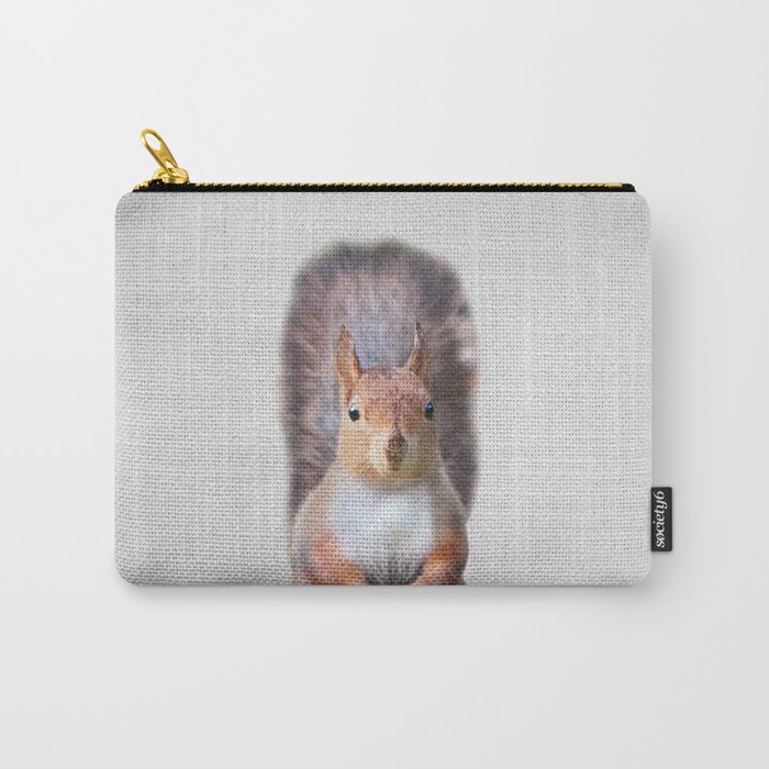 Squirrel - Colorful Carry-All Pouch