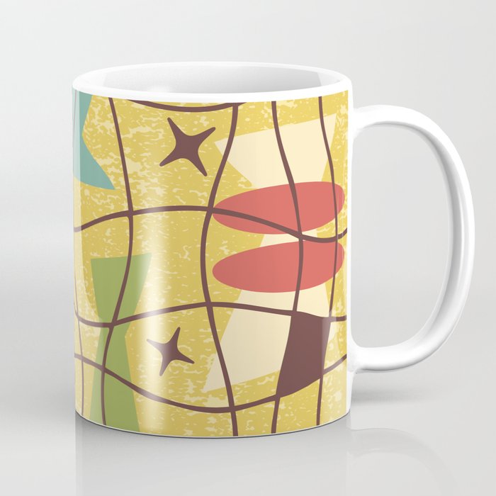 Mid Century Modern Abstract Pattern 414 Coffee Mug
