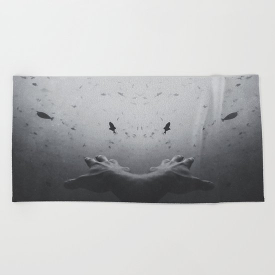Frank's Track Beach Towel