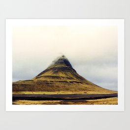 Kirkjufell Mountain, Iceland Landscape Photography Art Print