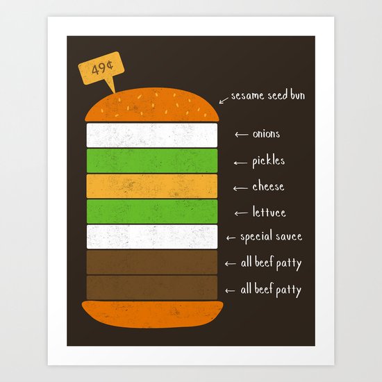 McJingle circa 1968 Art Print