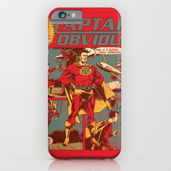 Captain Obvious! iPhone & iPod Case