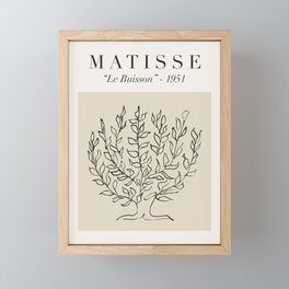 Matisse - "Le Buisson", Mid Century Abstract Art Decor Framed Mini Art Print