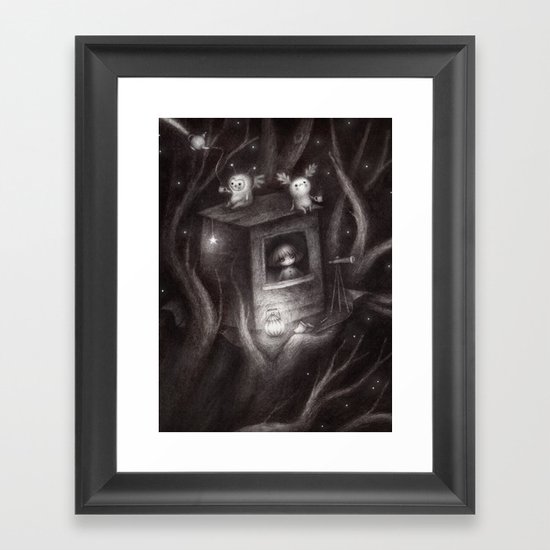 Star Belly and the Big Crunch Spread 1 Framed Art Print