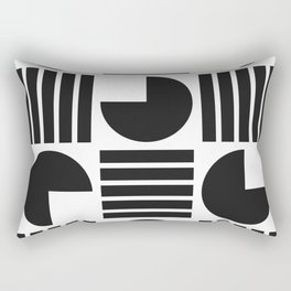 Classic geometric minimal composition 1 Rectangular Pillow