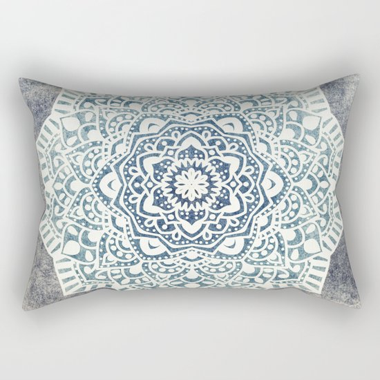 Fancy Boho Mandala Rectangular Pillow