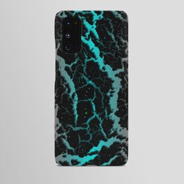 Cracked Space Lava - Red/Cyan Android Case