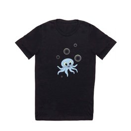 Baby Blue Octopus T Shirt