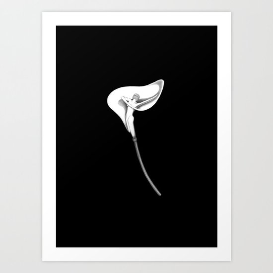 Callalily Art Print