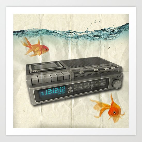 12.12.12 _ GAME OVER Art Print
