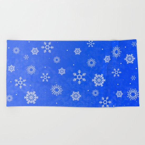 Snow Beach Towel