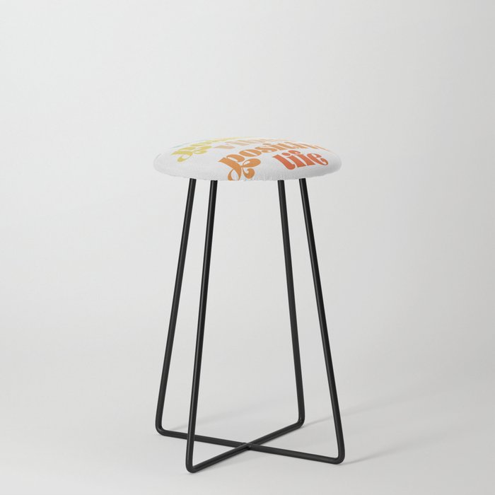 Positive Mind Counter Stool