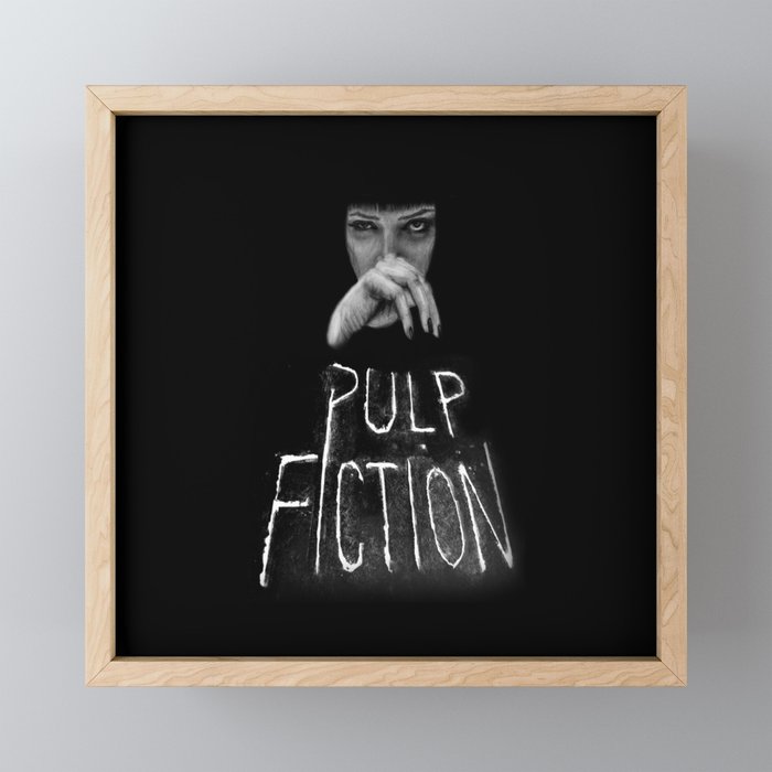 Pulp Fiction Framed Mini Art Print