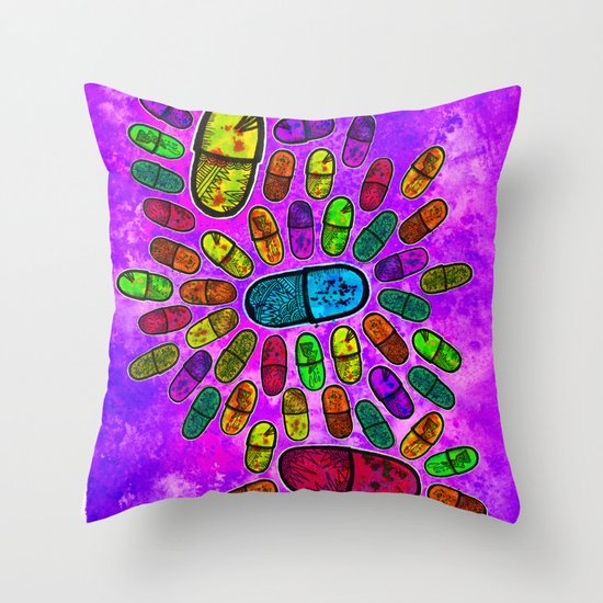 Bitter Pill Throw Pillow