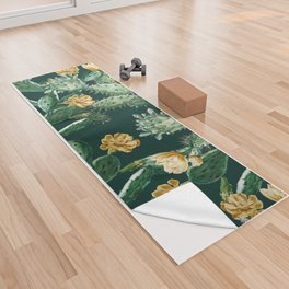 Cactus Garden Yoga Towel