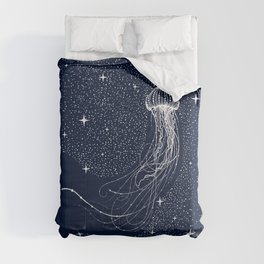 starry jellyfish Comforter