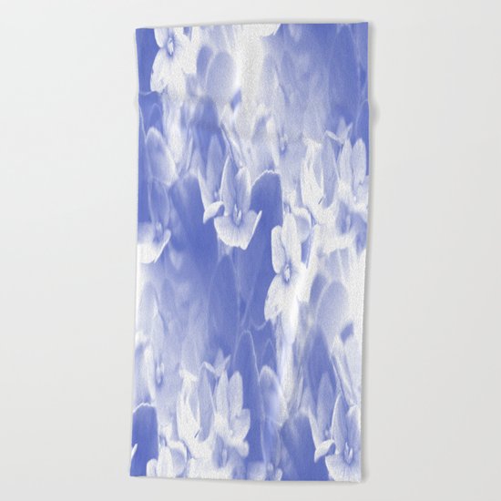 Nostalgic Flowers Beach Towel