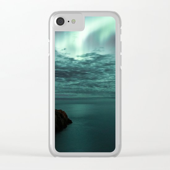 Aurora Borealis II Clear iPhone Case