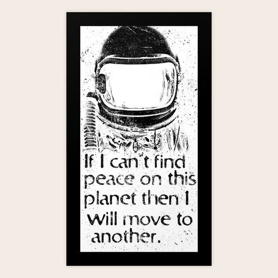 out of here Art Print
