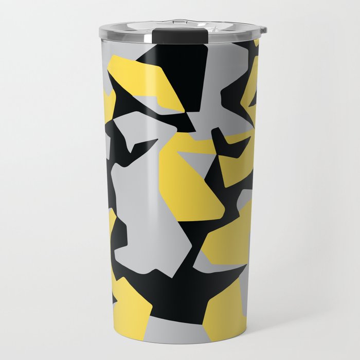 Search products, artworks and themes Yellow CAMO, Keep your stuff hidden in plain sight! Travel Mug