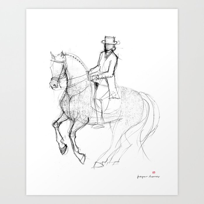 Horse (Canter Pirouette) Art Print