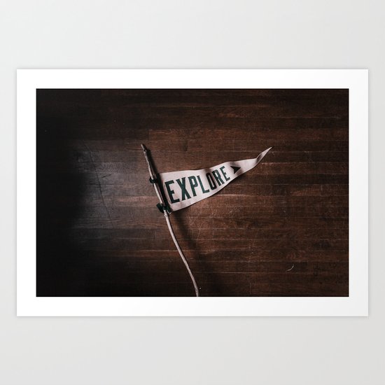 Explore Art Print