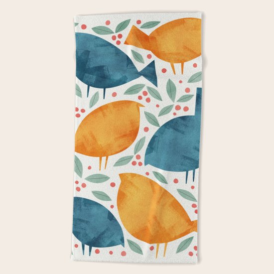 Birds Beach Towel