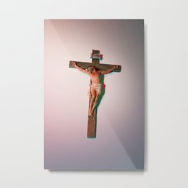 Crucifix Metal Print