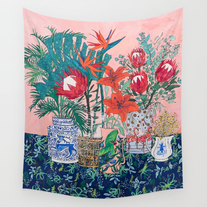 Lara floral tapestry 2025