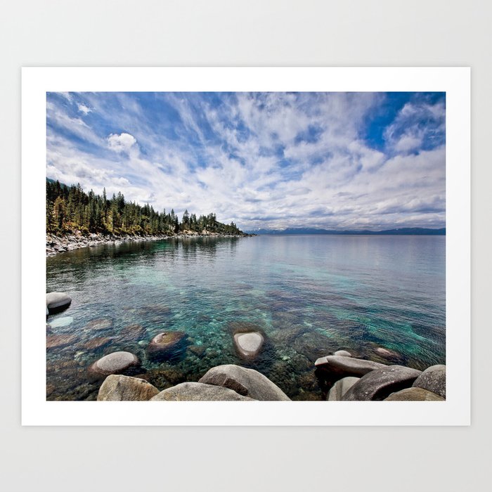 Tranquility Lake Tahoe Art Print