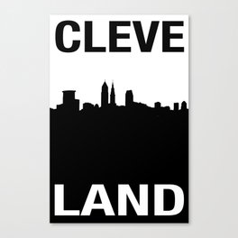 CLEVELAND SKYLINE Canvas Print