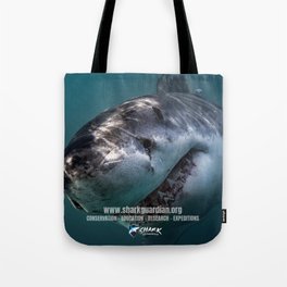 Great White Face Tote Bag