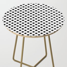 Classic Gingham Black and White - 15 Side Table