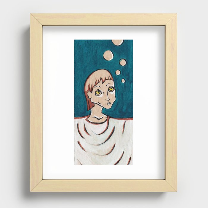 Paging all Bubbles Recessed Framed Print