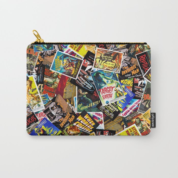 Retro Movie Poster Collage #1 Carry-All Pouch