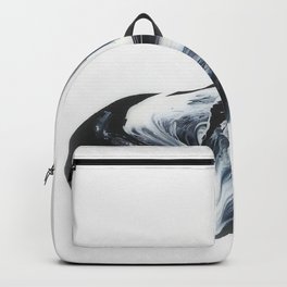 Black and White Brushstroke Backpack