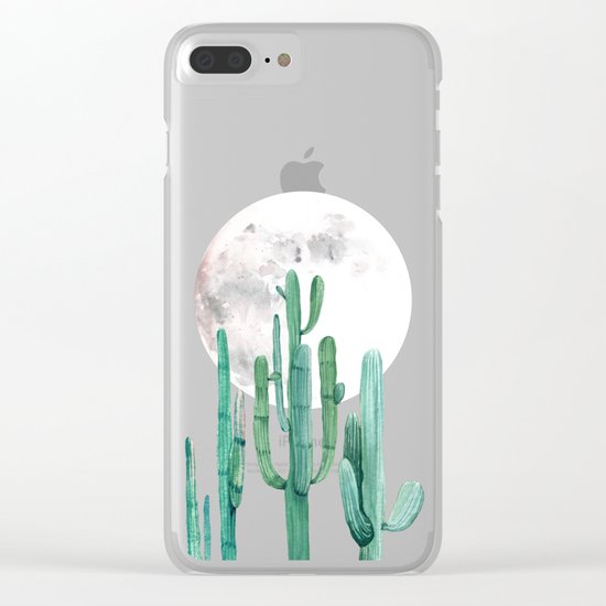 Desert Nights 2 Clear iPhone Case