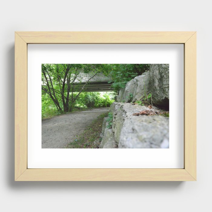 Lonely Trail Recessed Framed Print