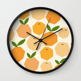 Orange Wall Clock | Juicy, Citrus, Reddish Yellow, Orange, Graphicdesign, Juice, Flavored, Summer, Vitamin, Rind 
