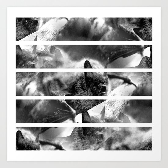 Bats Art Print