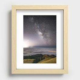 Milky Skies Over San Francisco Recessed Framed Print
