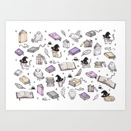 harrypotter art prints to match any home s decor society6