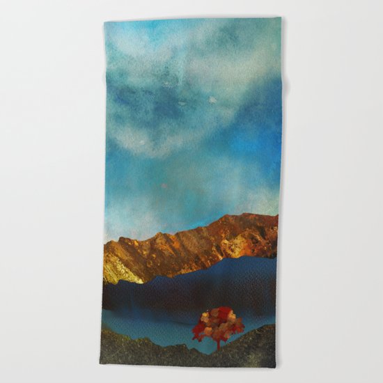 Bronze Autumn Beach Towel