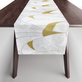 Gold Marble Deco Arch Table Runner