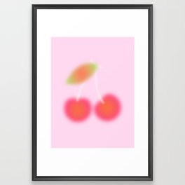 Trendy Cherry Aura Framed Art Print