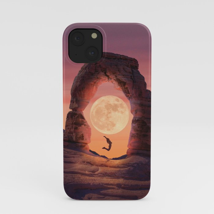 Catch the moon iPhone Case
