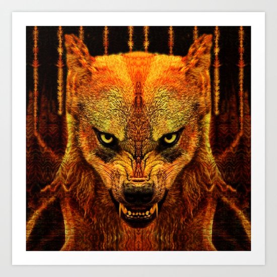 Canis Lupus I Art Print